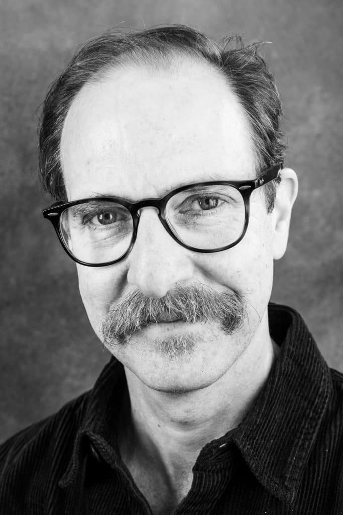 svartvitt porträtt på Andreas Kundler. Foto: Pontus Eklund