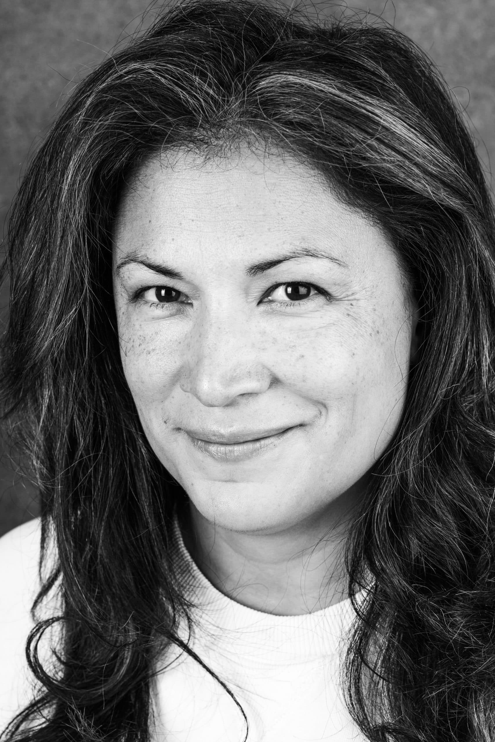 svartvitt porträtt å Malin Mases Arvidsson, foto Pontus Eklund
